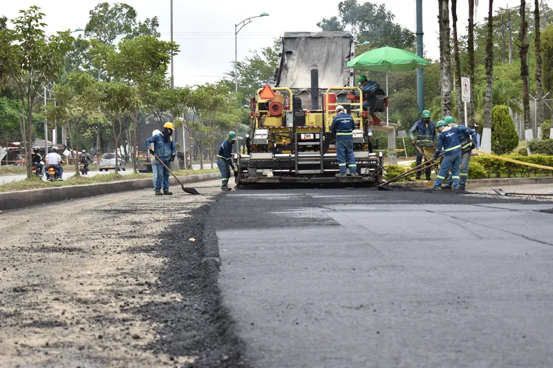 Pavimentación ejecutada en San Alberto
