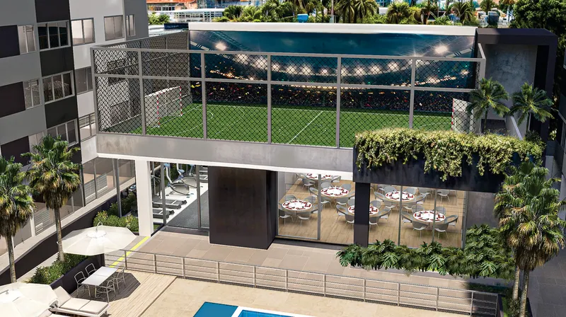 Mini cancha de fútbol